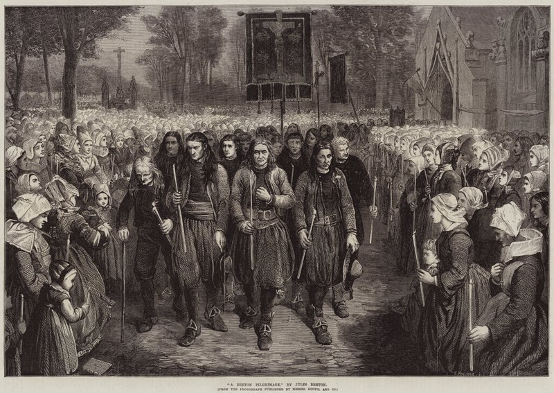 A Breton Pilgrimage by Jules Breton