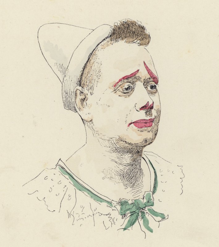 Clown by Jules Arsene after Garnier