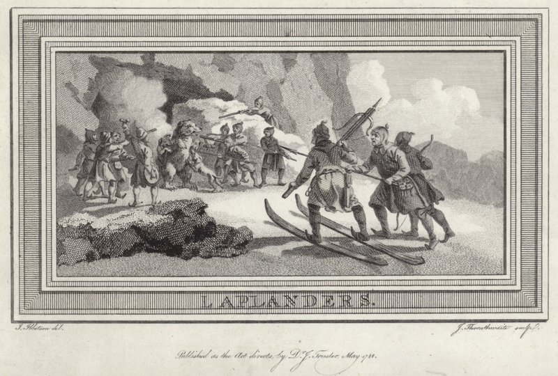 Laplanders by Julius Caesar Ibbetson