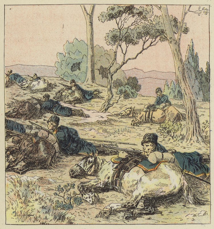 Cossacks in ambush by L. Malespine