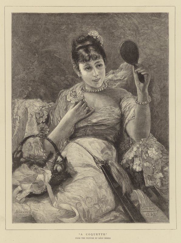 A Coquette by Leon Herbo