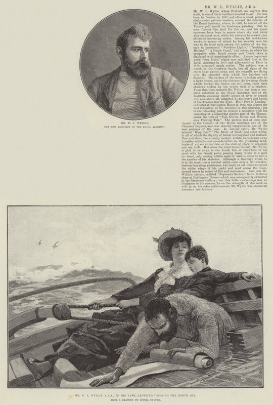 Mr W L Wyllie by Lionel Percy Smythe