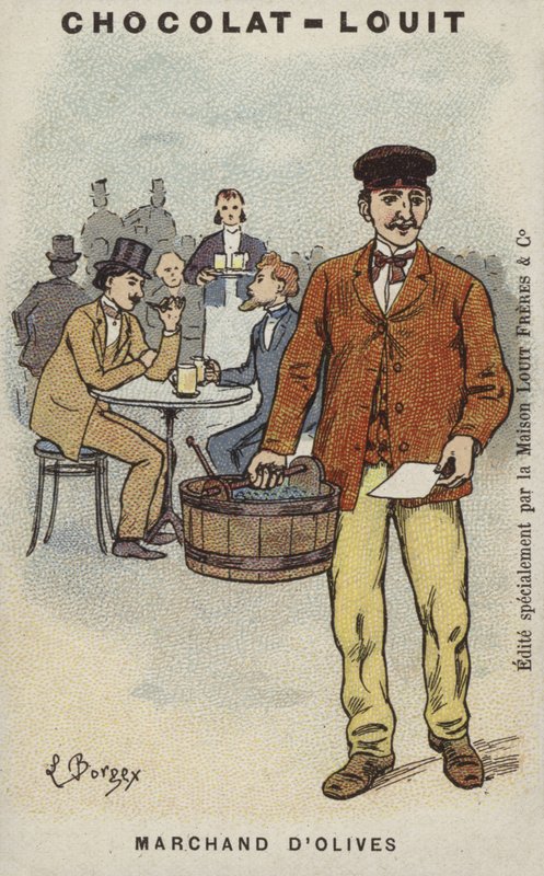 Olive Merchant by Louis Borgex