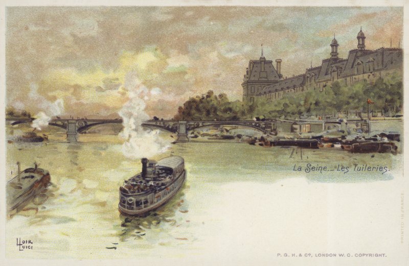 The Tuileries, Paris by Luigi Loir