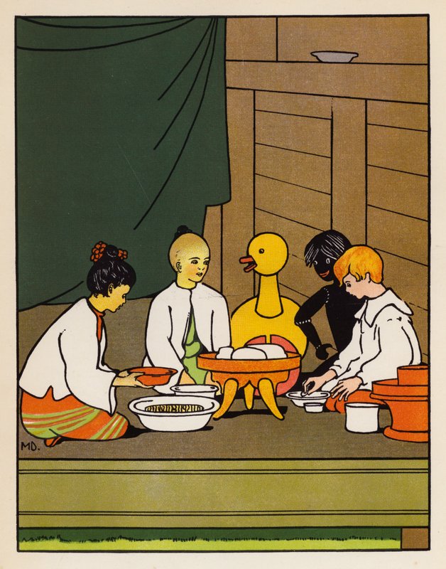 Mid-day rice by Mabel Dearmer