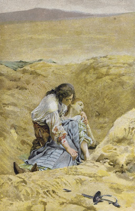 The Burial by Maurice Leloir