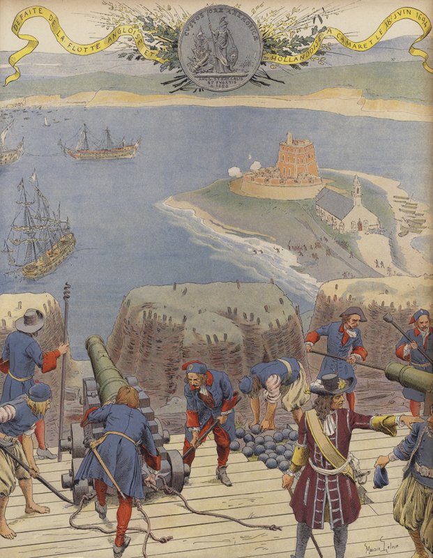 Battle of Camaret by Maurice Leloir