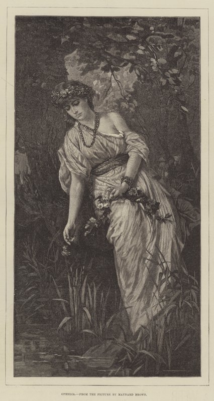 Ophelia by Maynard Brown