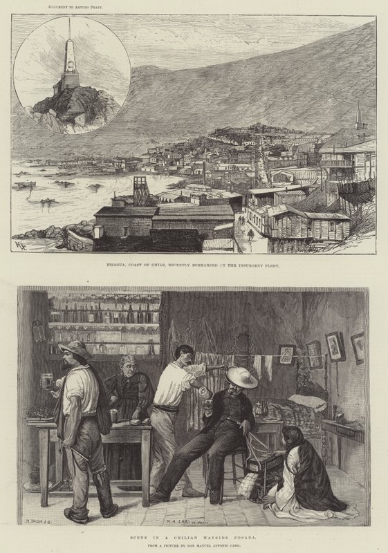 Sketches of Chile by Melton Prior