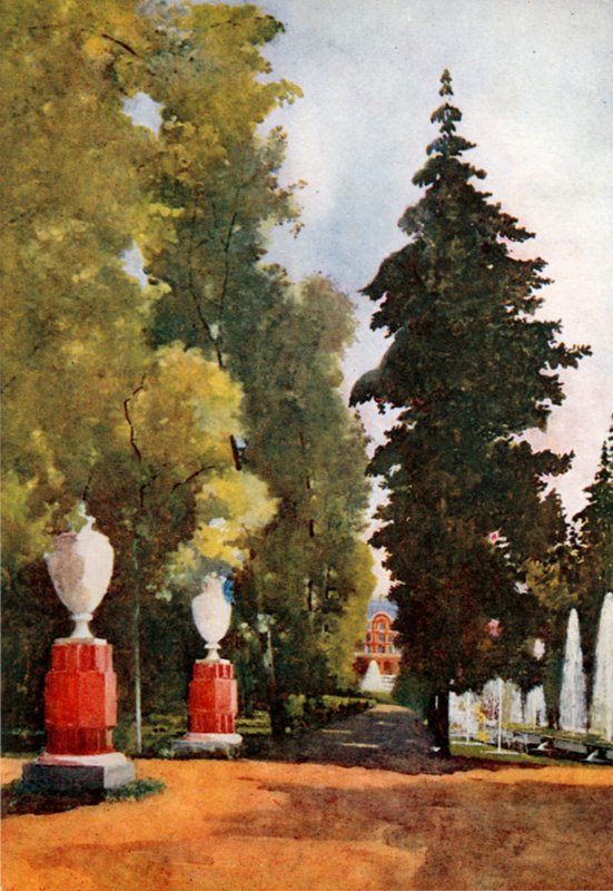 The Fountains, Peterhof by Mima Nixon