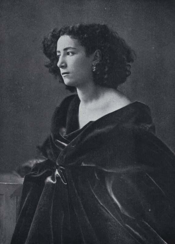 The Actress Sarah Bernhardt by Nadar