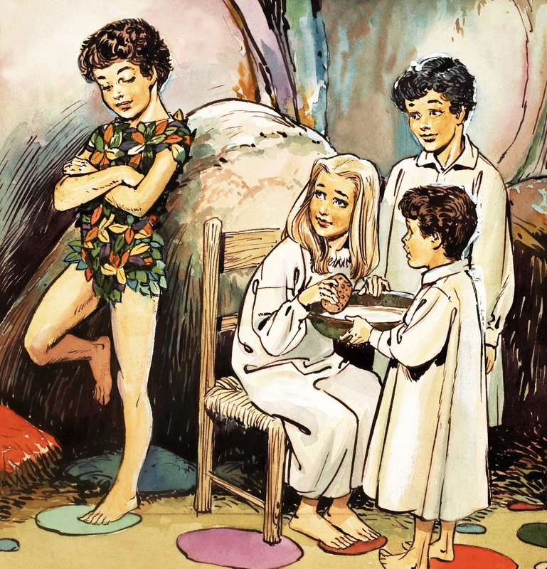 Peter Pan and Wendy by Nadir Quinto
