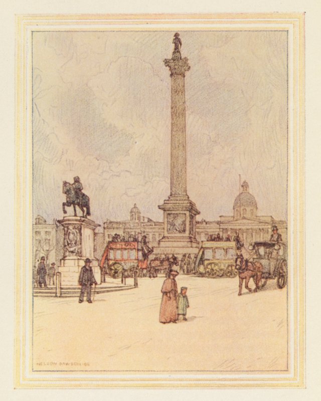 Trafalgar Square by Nelson Dawson