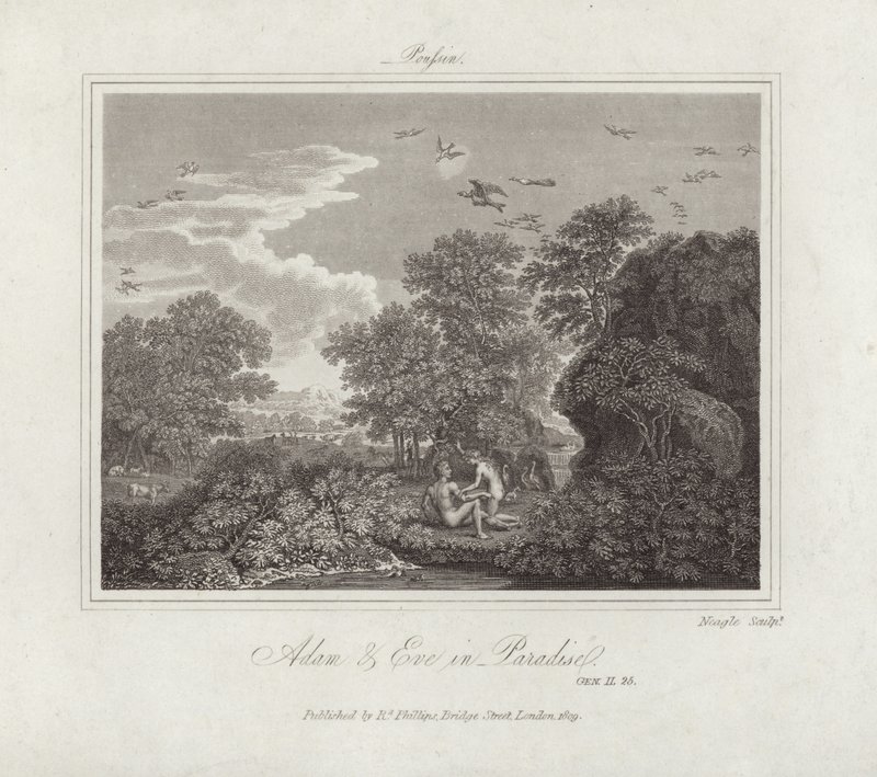 Adam and Eve by Nicolas Poussin