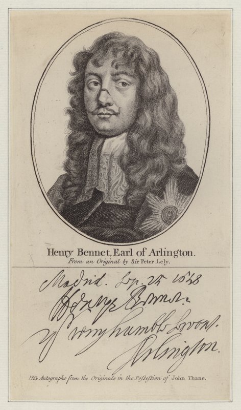 Henry Bennet by Peter (after) Lely