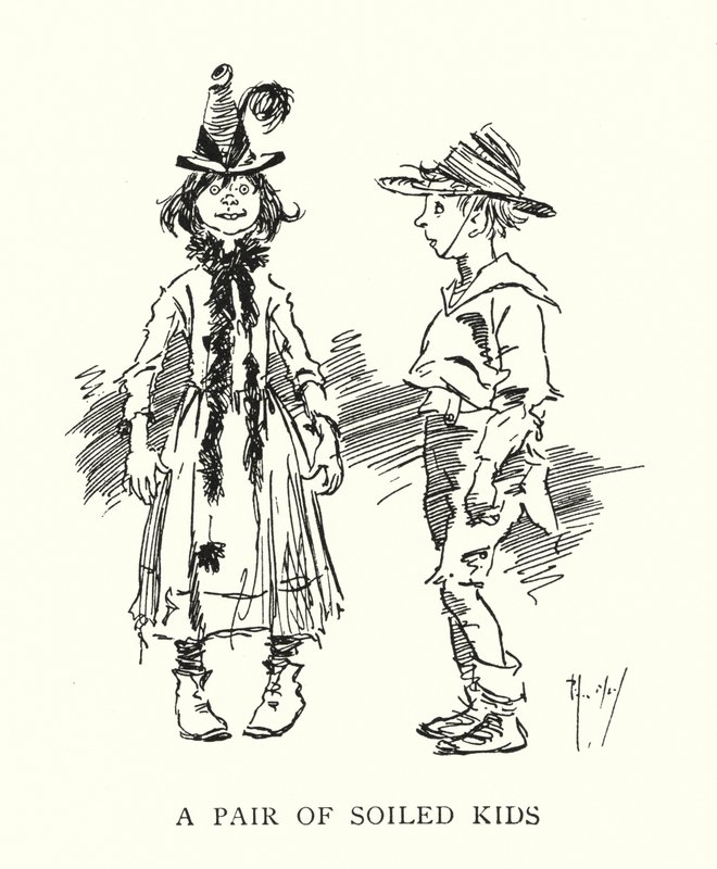 A pair of soiled kids by Phil May