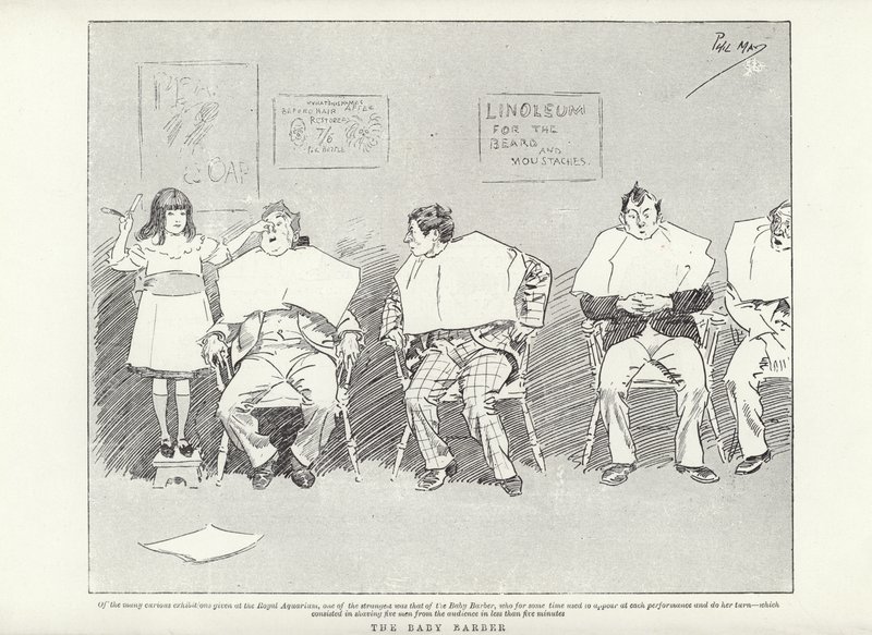 The Baby Barber by Phil May