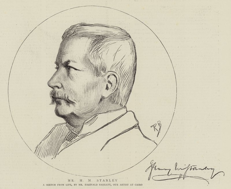 Mr H M Stanley by Reginald Barratt
