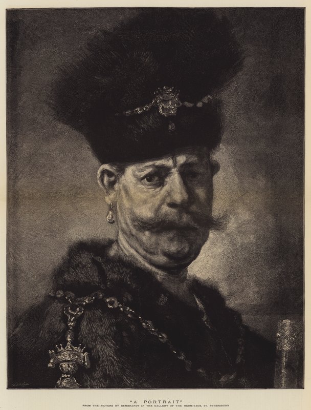 A Portrait by Rembrandt van Rijn