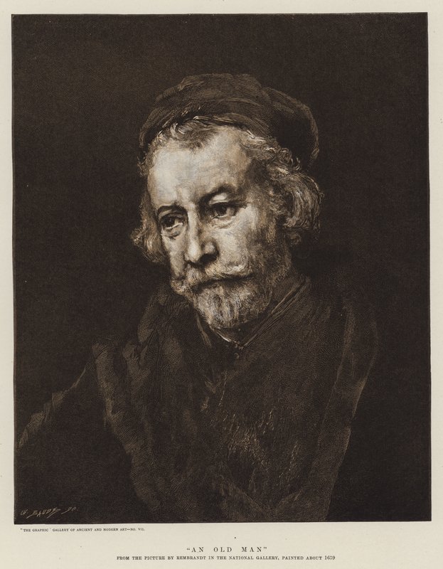 An Old Man by Rembrandt van Rijn