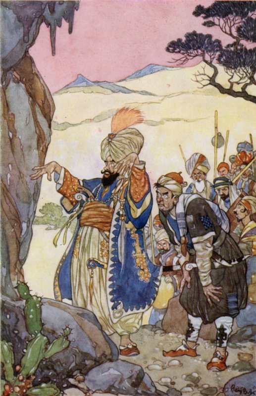 Open, Sesame! by René Bull