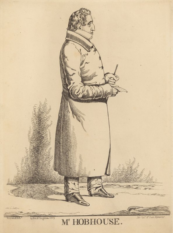 Mr Hobhouse by Richard Dighton