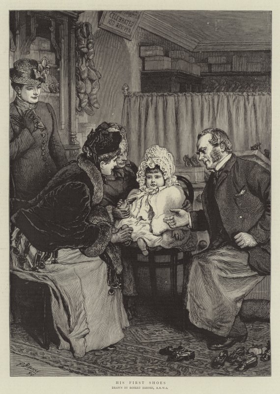 His First Shoes by Robert Barnes