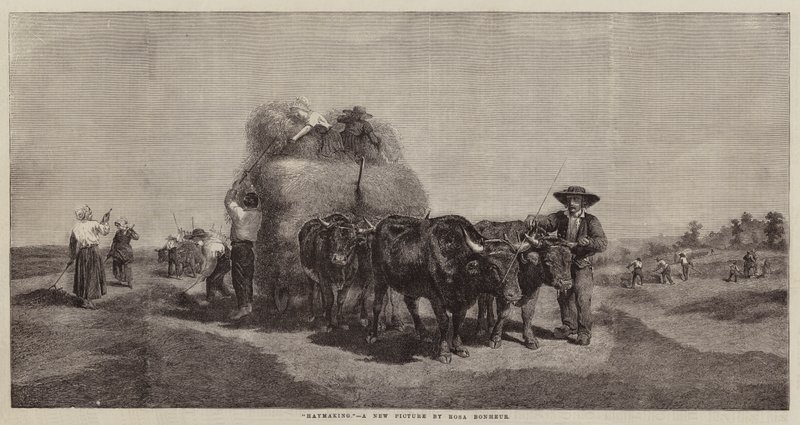 Haymaking by Rosa Bonheur