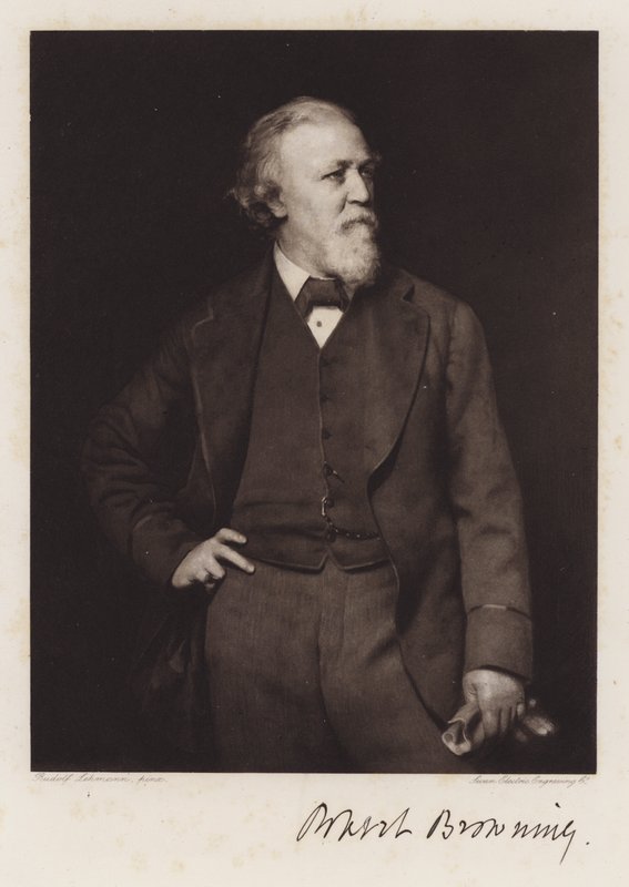 Robert Browning by Rudolf Lehmann