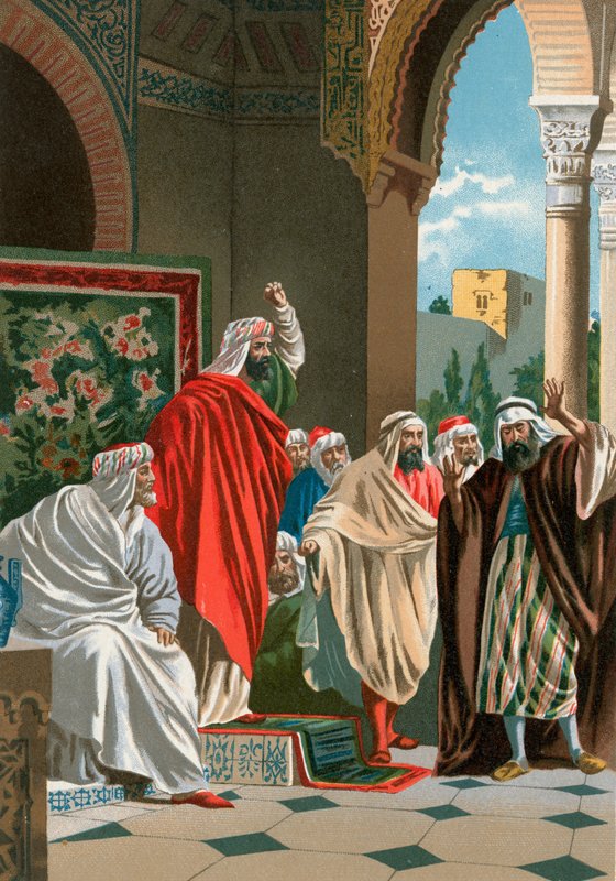 Averroes in disgrace by Spanish School