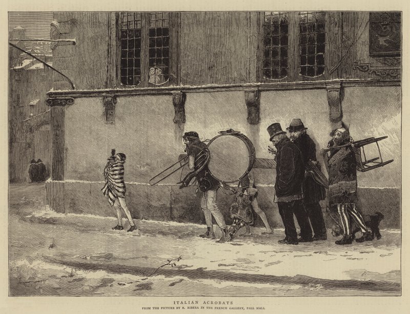 Italian Acrobats by Spanish School