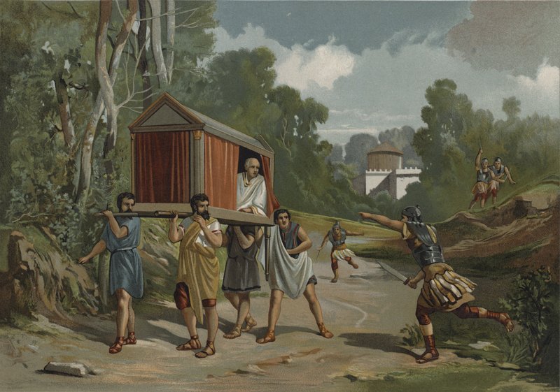 The Death of Cicero by Spanish School