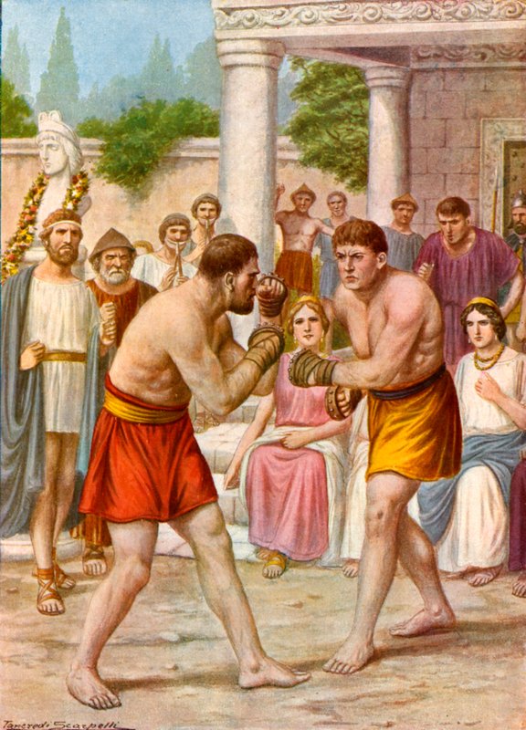 Etruscan Boxers by Tancredi Scarpelli