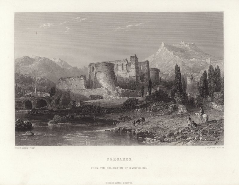 Pergamos, Turkey by Thomas Allom