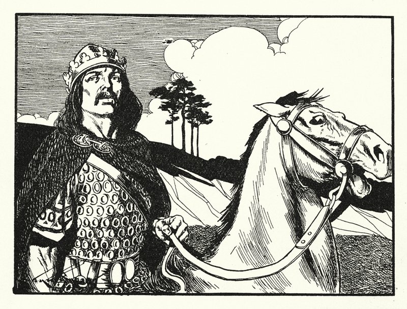 King Alfred by Thomas Heath Robinson