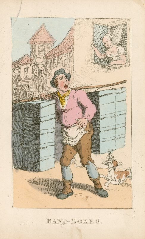 Band-boxes by Thomas Rowlandson