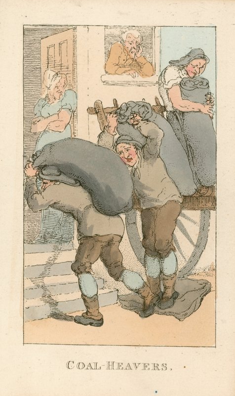 Coal-heavers by Thomas Rowlandson