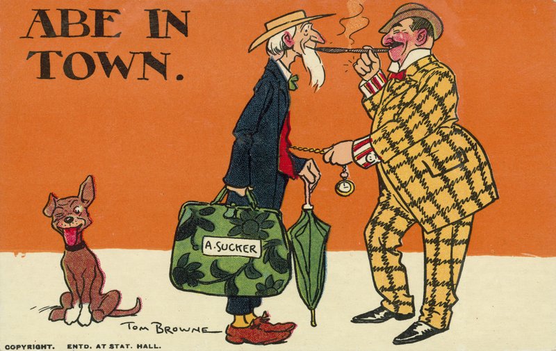 Abe in Town by Tom Browne