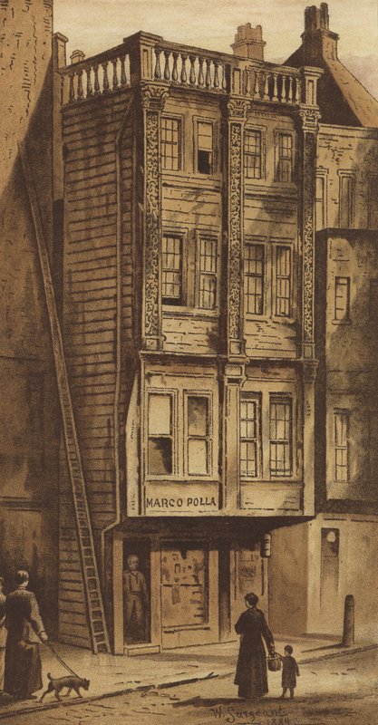 Old House, Aldgate by Waldo Sargeant