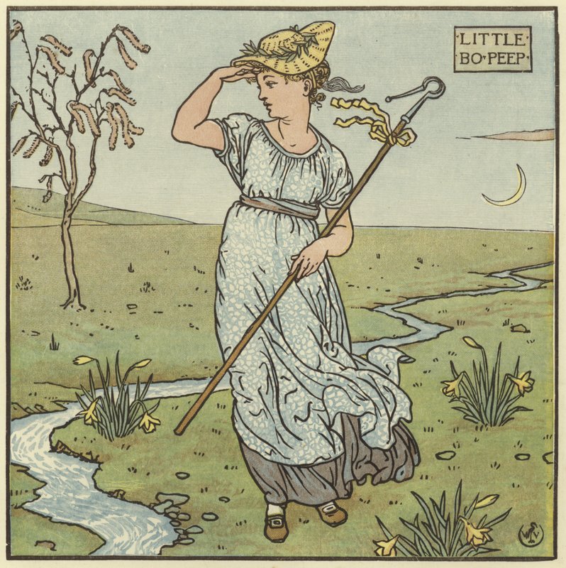 Little Bo Peep by Walter Crane