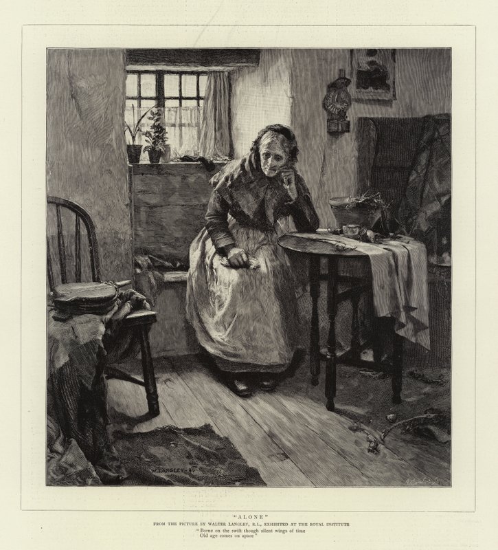 Alone by Walter Langley