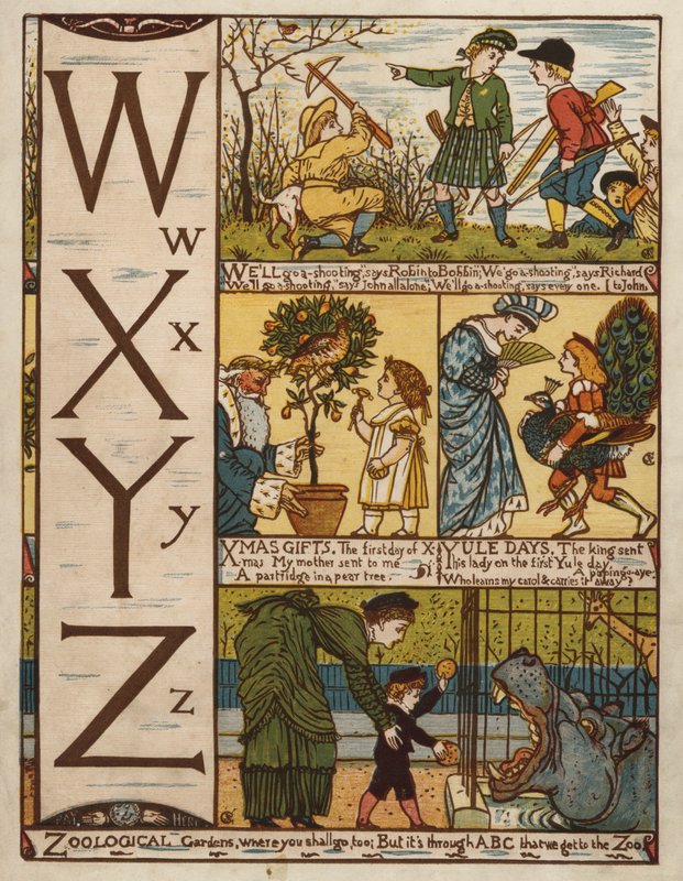 Alphabet by Walter Crane