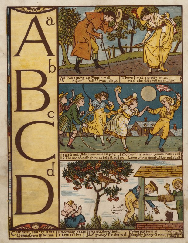 Alphabet by Walter Crane