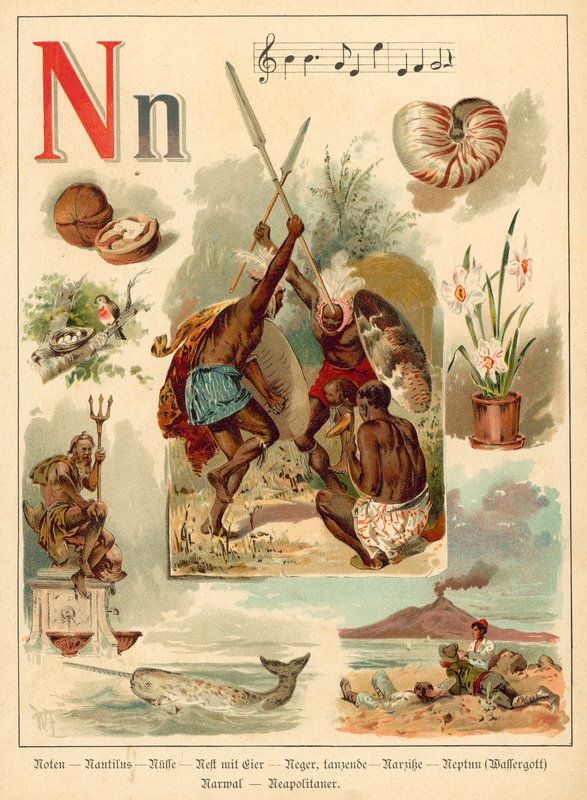 Letter N by Walter Zweigle