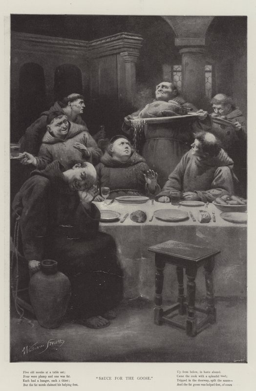 Sauce for the Goose by William Strutt