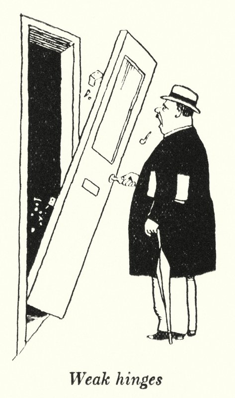 Weak Hinges by William Heath Robinson