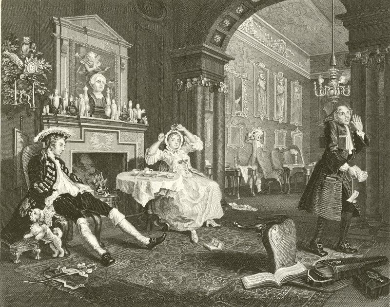 Marriage A La Mode by William Hogarth