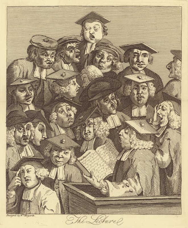 The Lecture by William Hogarth