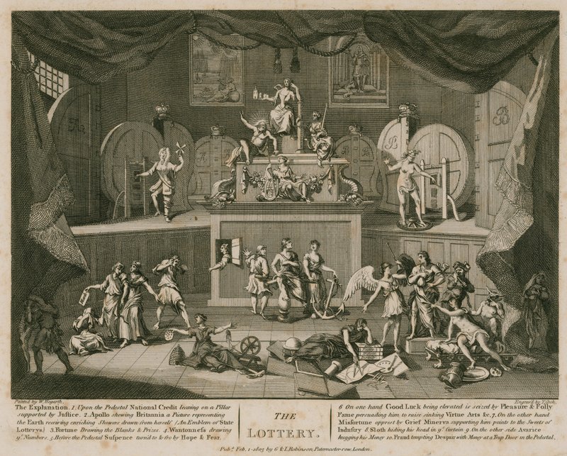The Lottery by William Hogarth