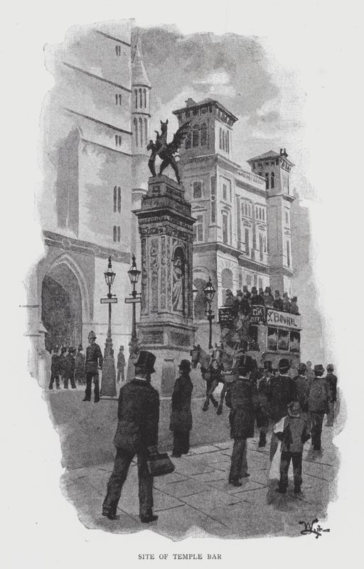 Site of Temple Bar by William Luker